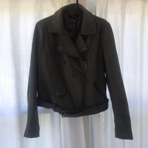 Forever 21 • Velvet Moto Jacket